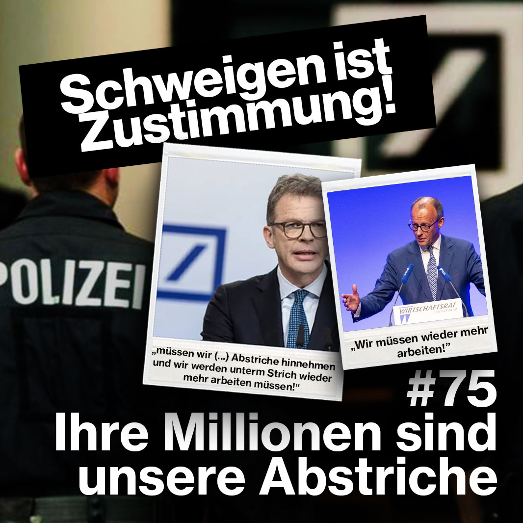 Epstein, Trump, Geldwäsche und andere Deutsche Bank Skandale: Ihre Millionen sind unsere Abstriche!